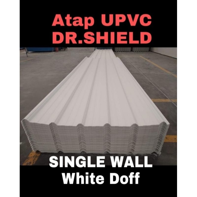 Atap UPVC single layer RF1050 dr Shield/meter/Dr Shield single layer RF1050