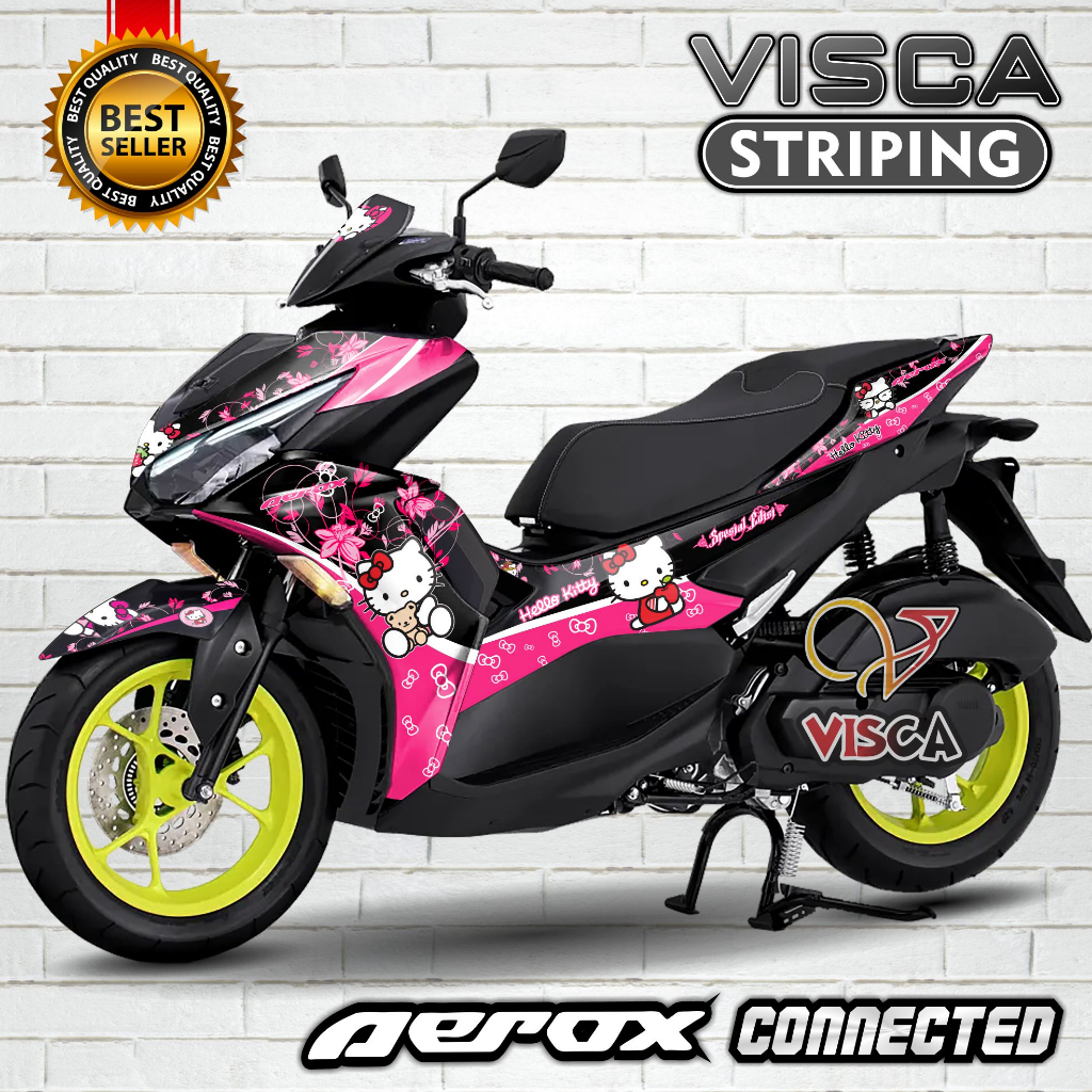 Decal Aerox 155 Connected 2021 2022 Full Body - Stiker Aerox 155 Connected 2021 2022 Keren - Decal A