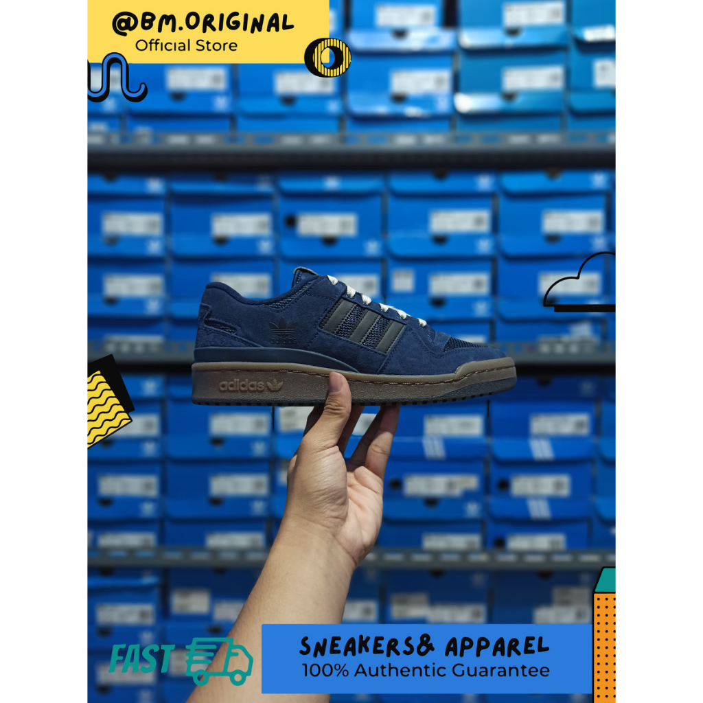 Adidas Forum 84 Low ADV Collegiate Navy Core Black Blue Bird GX9755