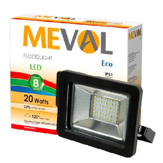 Floodlight LED / Lampu Sorot 20 Watt Cahaya Kuning Meval