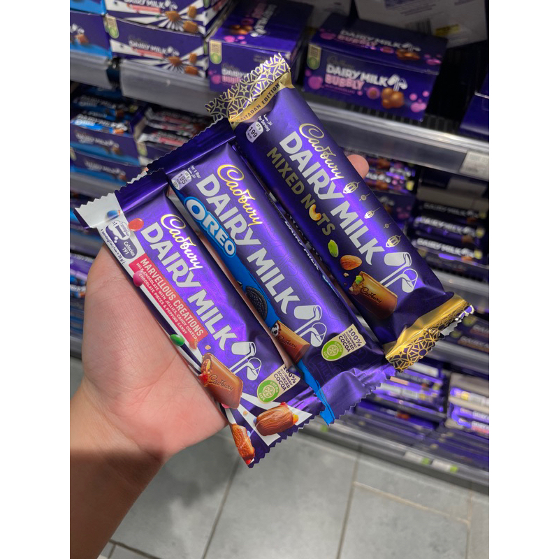 

coklat cadbury dairy milk (halal)
