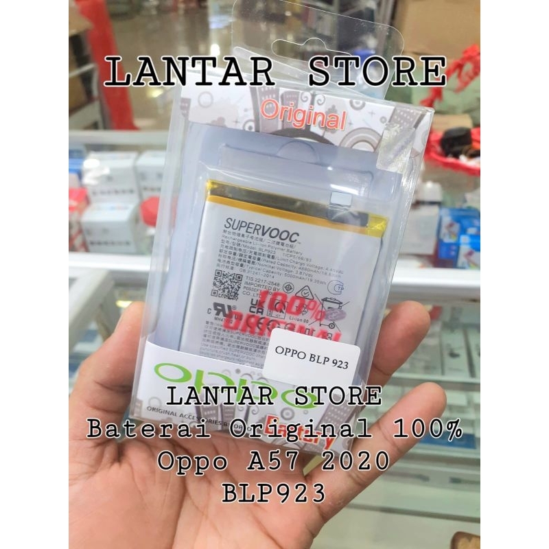 Baterai Batrai Battery Oppo A57 2020 BLP923 / BLP-923 Original Asli 100% BERGARANSI