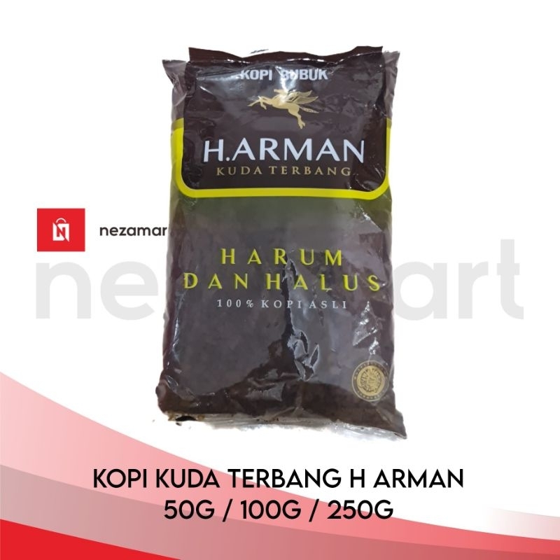 

Kopi Kuda Terbang H Arman 50g, 100g, 250g
