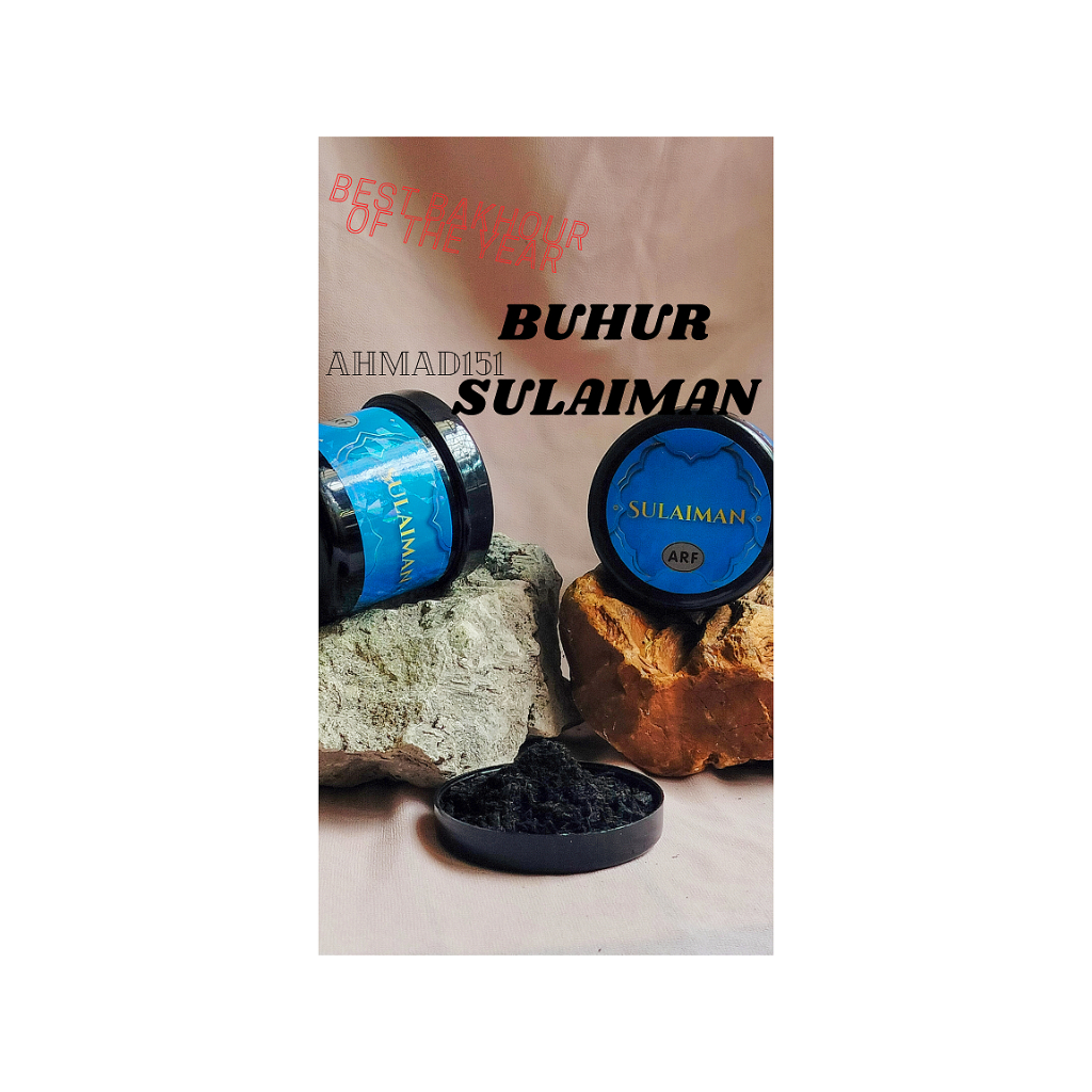 dupa buhur bubuk SULAIMAN 60gr ARF aromatherapy wewangian rumah majlis pengharum ruangan