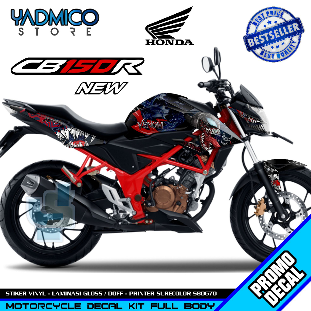 Decal CB 150R New 2019 Full Body - Stiker Motor CB150R New Full Body - Dekal CB 150 R New Full Body 