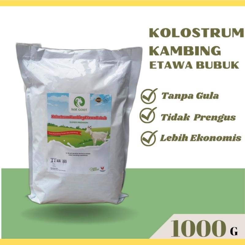 

SUSU KOLOSTRUM ETAWA BUBUK SAEGOAT 1000 GRAM
