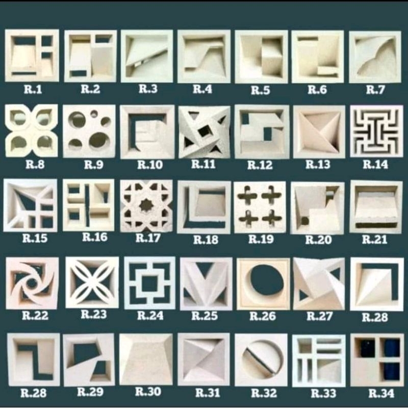 roster minimalis/loster beton minimalis/roster lubang4/roster modern