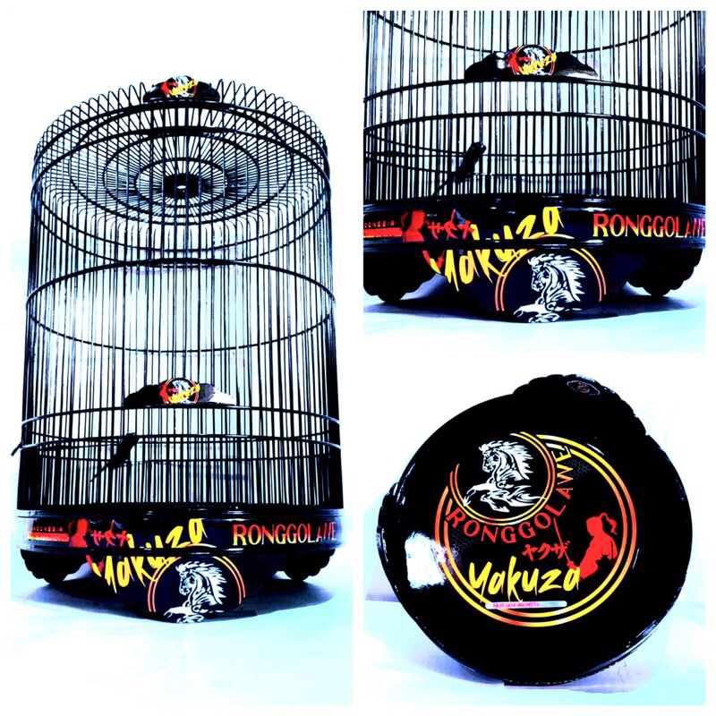 SANGKAR KANDANG MURAI EBOD DEKAL BAMBU NO.2