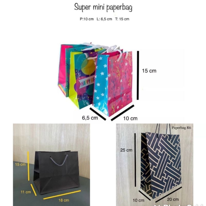 

Paperbag hampers ultah/Tote bag/tas ultah/hampers/hantaran papper bag