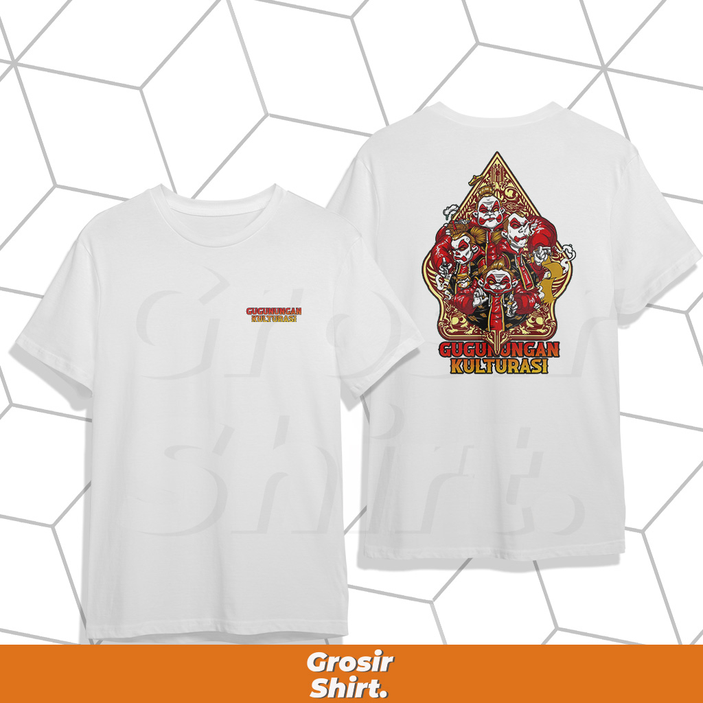 kaos distro termurah T SHIRT GUGUNUNGAN KULTURASI GROSIR SHIRT