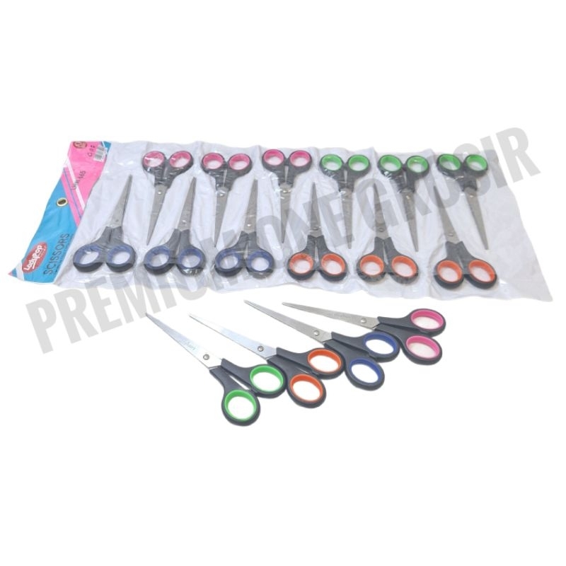 

1 Lusin Gunting Sedang LADYPOP SCISSORS LHW-865 Isi 12 Pcs/Gunting Rambut/Gunting Kertas/Gunting