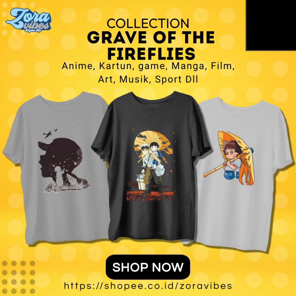 KAOS GRAVE OF THE FIREFLIES - STUDIO GHIBLI