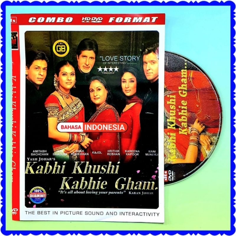 KASET FILM INDIA KABHI KHUSHI KABHIE GHAM DUBBING BAHASA INDONESIA-LENGKAP FULL BOX