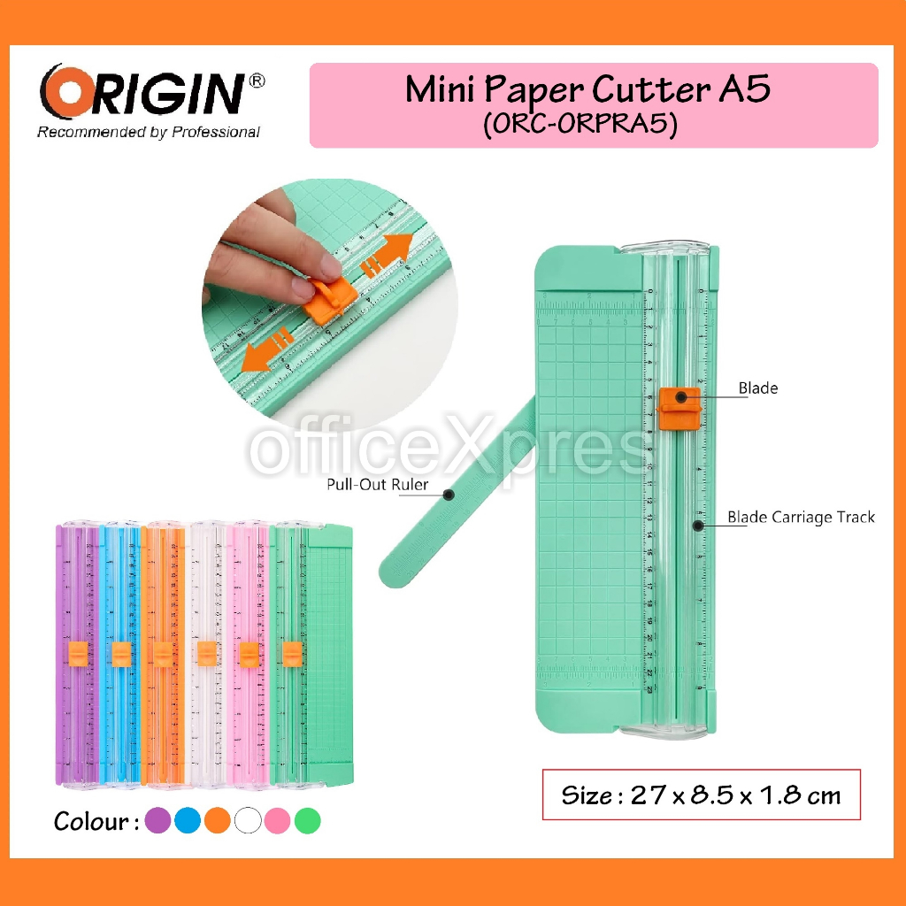 

Alat Pemotong Kertas HVS / Paper Cutter Trimmer A5/A4 / Pemotong Kertas Mini A5 / A4 / Trimmer Origin