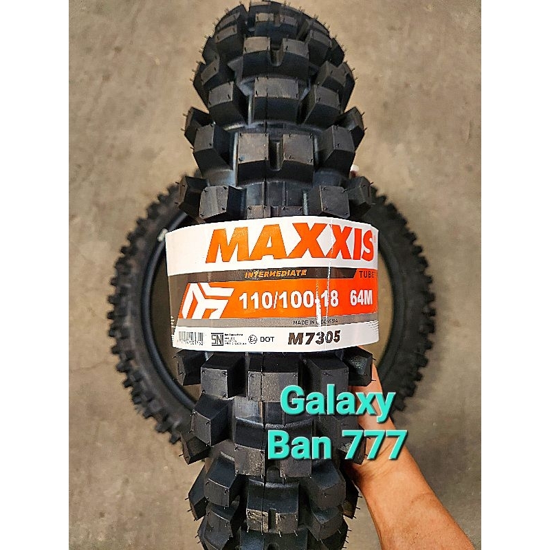 Promo Ban Motocross Trail MAXXIS M7305 110/100 Ring 18 110/100-18 Tube Type Termurah