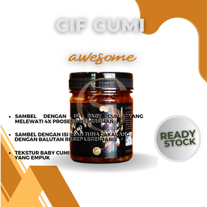 

[Ciferfood] Paket Awesome Cif Cumi [Ori, Spicy, Spicy Plus]