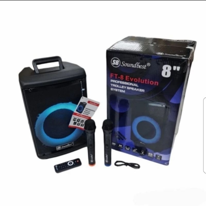 SPEAKER PORTABLE 8 INCH SOUNDBEST FT-8 EVOLUTION SOUNDBEST FT-8 EVOLUTION