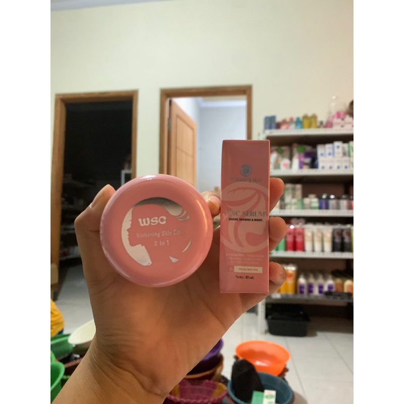 KRIM WSC WHITENING SKINCARE 2 IN 1 BPOM