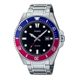 Terbaru Casio MDV-107D-1A3VDF Marlin Duro Diver 200m MDV-107D-1A3 MDV107 Jam