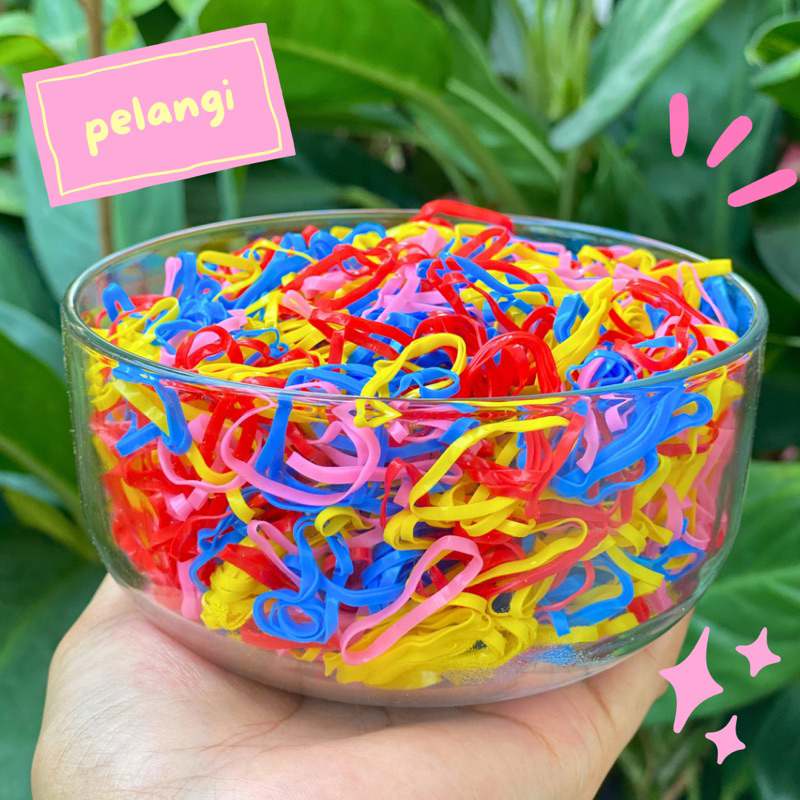 10.000 pcs MEDIUM KARET JEPANG karet rambut karet capit karet unyil