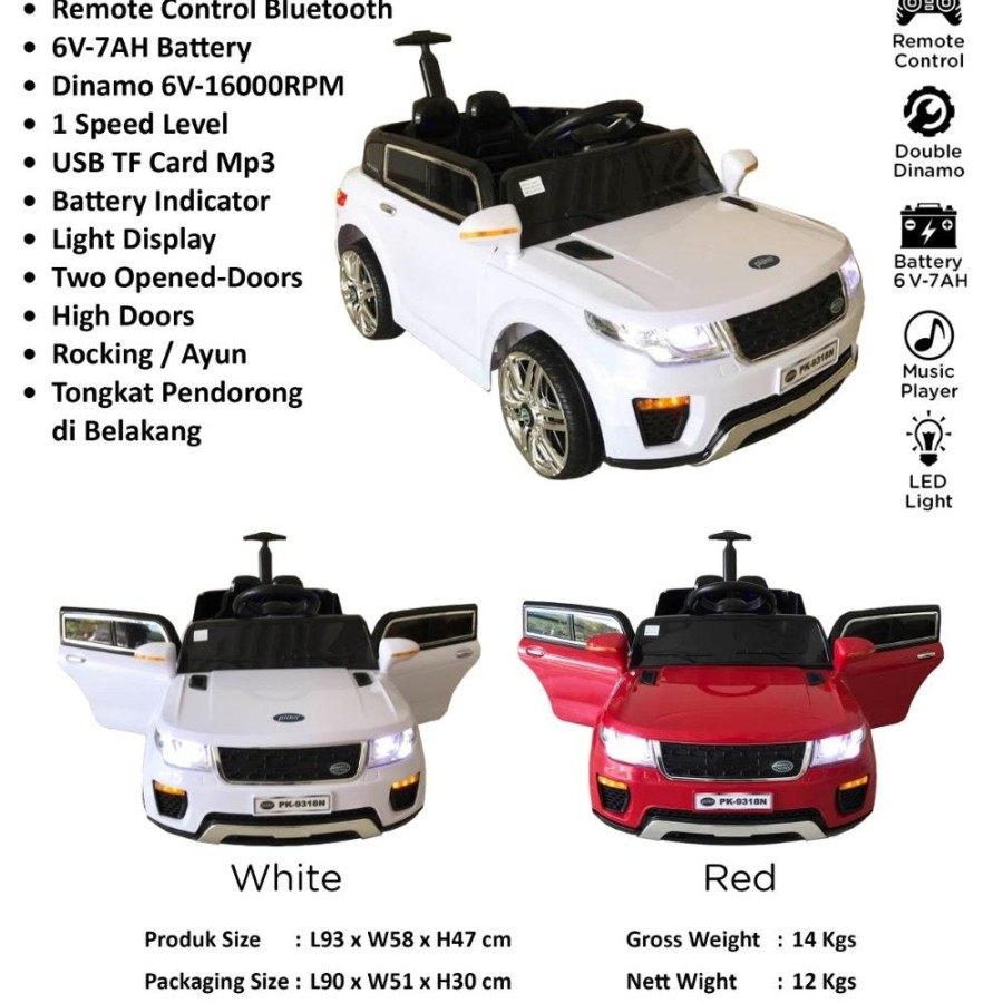 Pliko mobil Aki Range RoverPk 1800