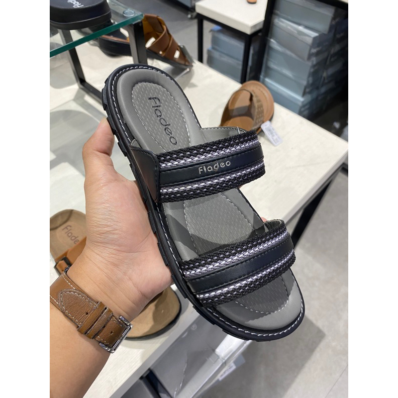 Sandal Slide Slop Pria Fladeo Original