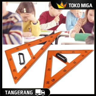 

2PCS Penggaris Segitiga Penggaris Segitiga Sama Kaki Papan Tulis Sekolah