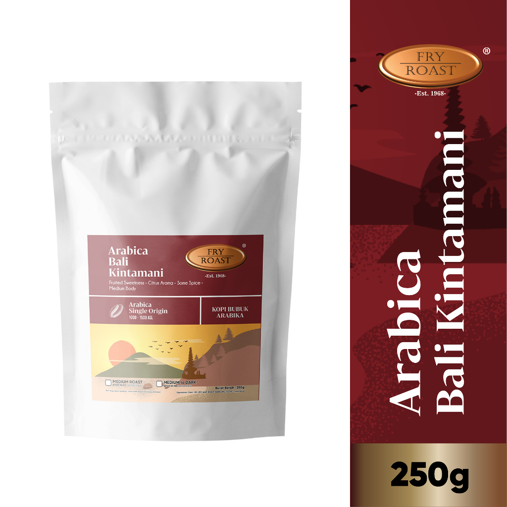 

KOPI ARABIKA BALI KINTAMANI 250 GRAM (BIJI/BUBUK)