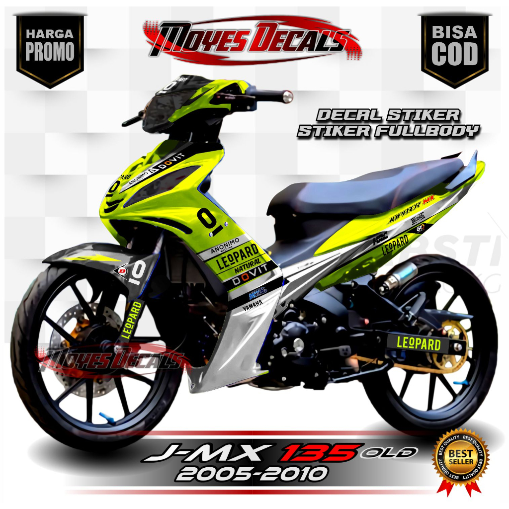 Decal Stiker Mx 135 old Fullbody - Stiker Jupiter Mx old 135 MYS337