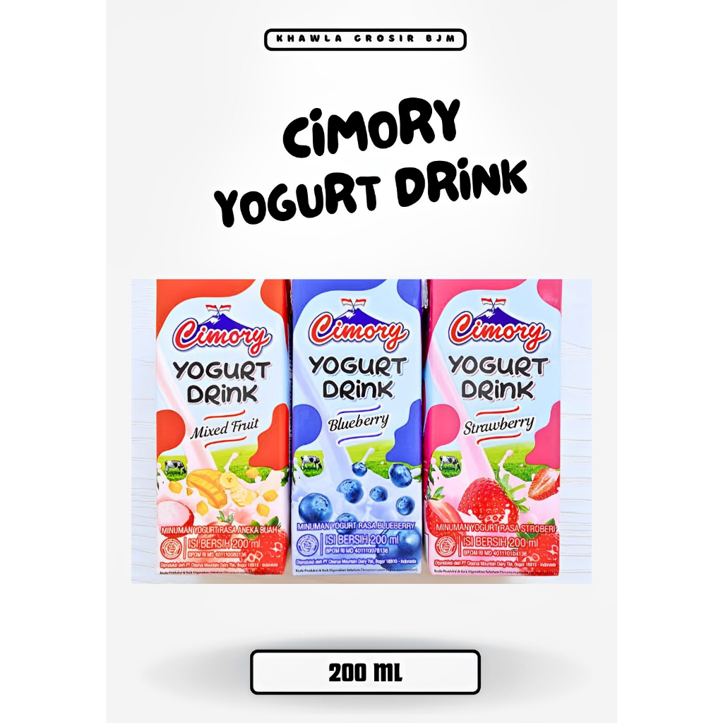 

SUSU YOGURT DRINK CIMORY 200 ML ALL VARIANT