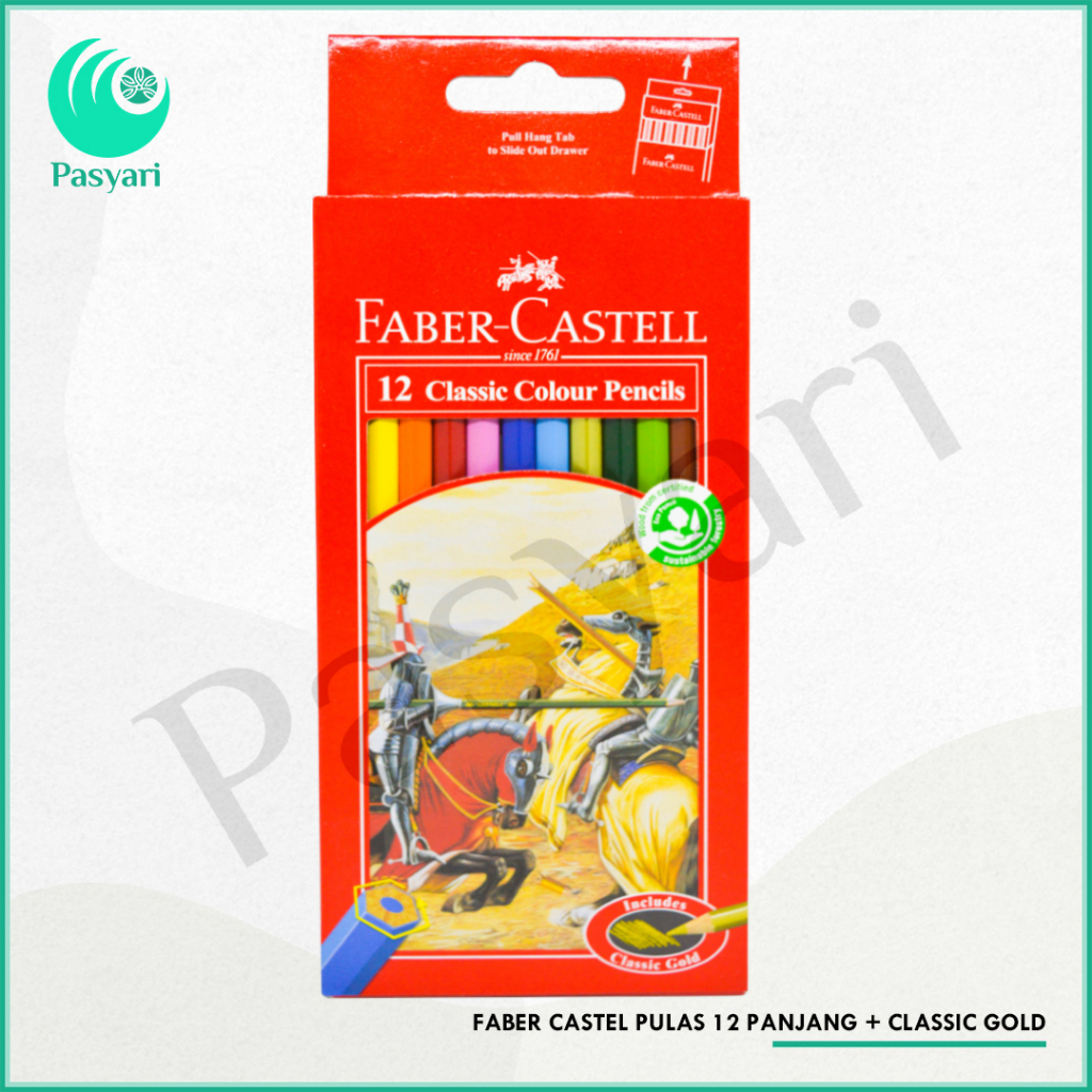 

FABER CASTEL PULAS 12 PANJANG CLASSIC / WATER COLOR PENCIL WARNA