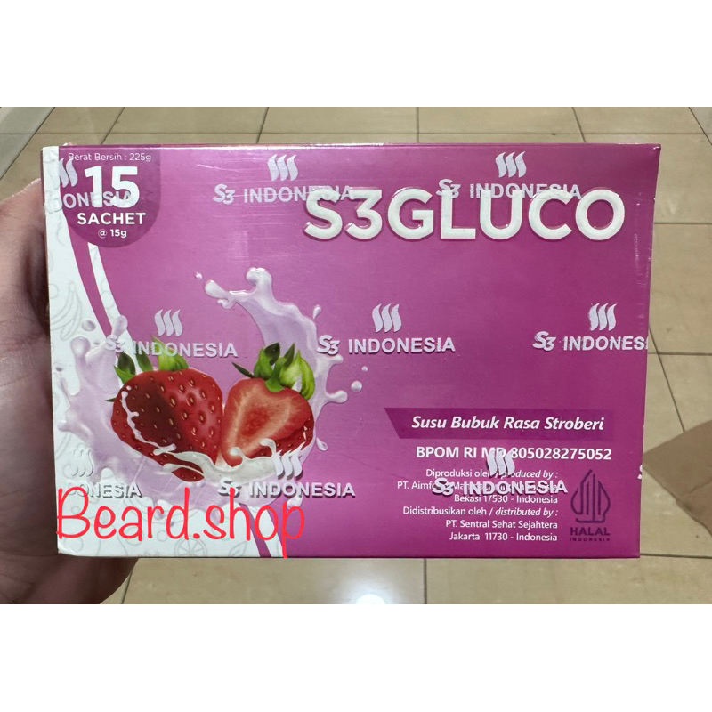 S3Gluco S3 Gluco Minuman Glutathione Plus Collagen