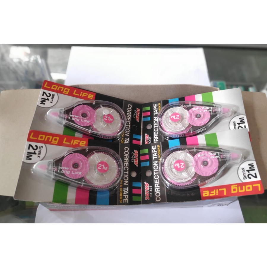 

Tip x / Tip Ex / Correction Tape Kertas Joyko CT-533