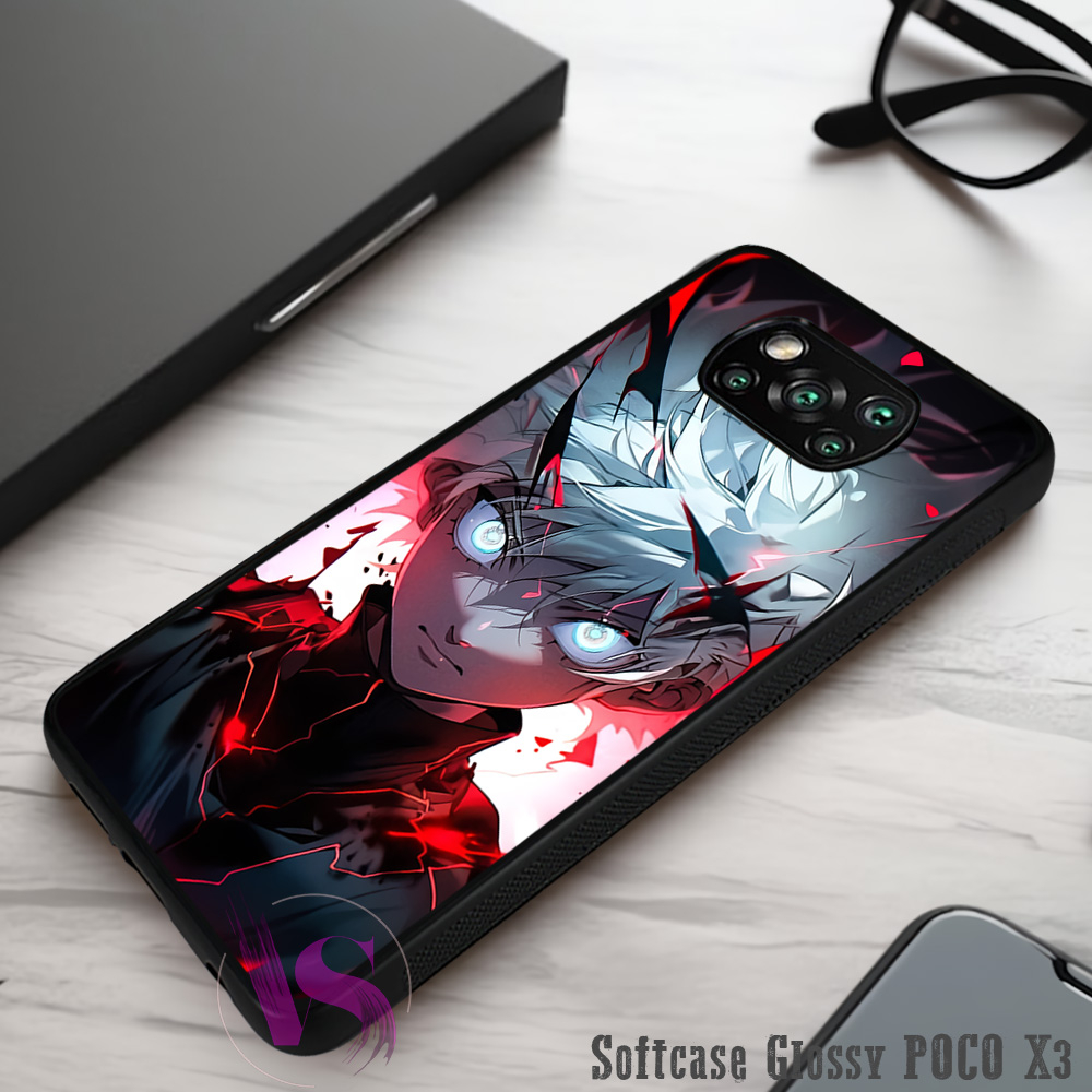 Softcase Kilau Poco X3 | X3 PRO |VN07| XIAOMI Case Glossy Pic HD | Kesing Silikon Premium Killua