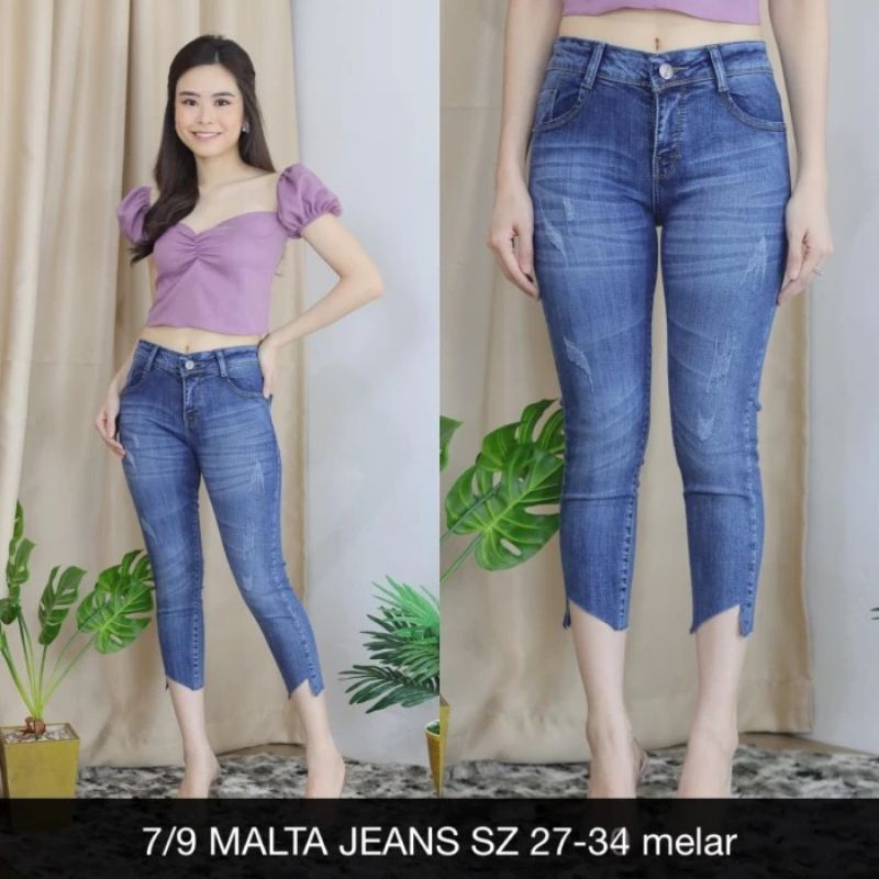 CELANA 7/9 MALTA JEANS 27-34 Celana Jeans Wanita