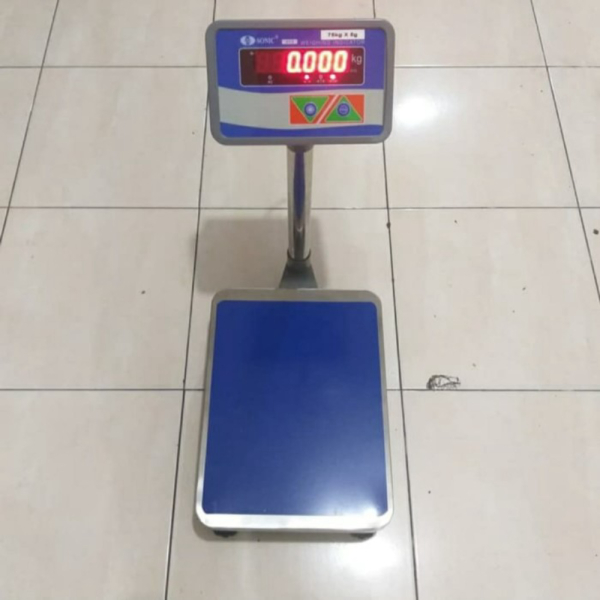 

timbangan duduk barang SONIC A1-5 uk 30x40 cap 100 kg Diskon