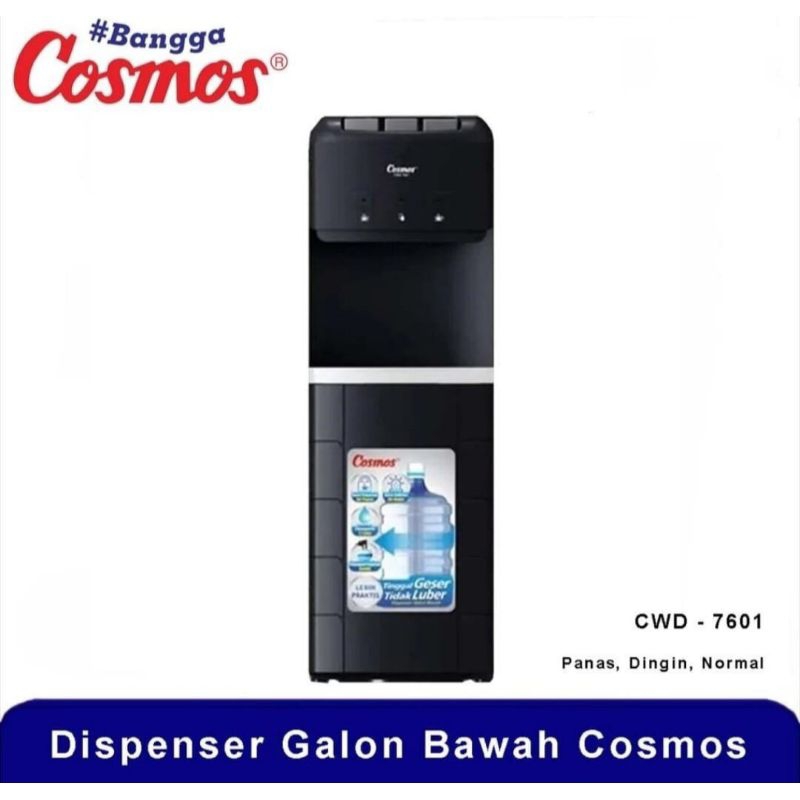 COSMOS Dispenser Galon Bawah 3 Keran CWD7601