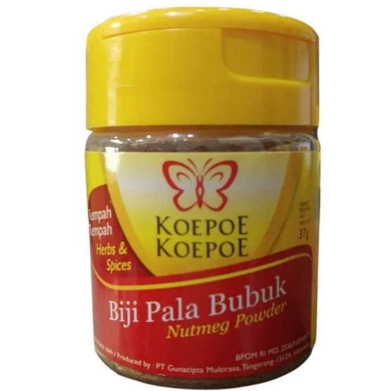 

Koepoe-koepoe/ Kupu-kupu Biji Pala Bubuk 37gr