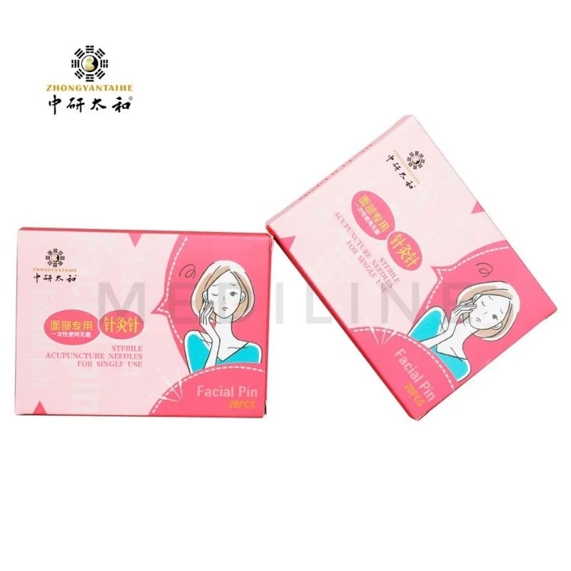 Facial pin | jarum akupuntur wajah Taihe isi 20