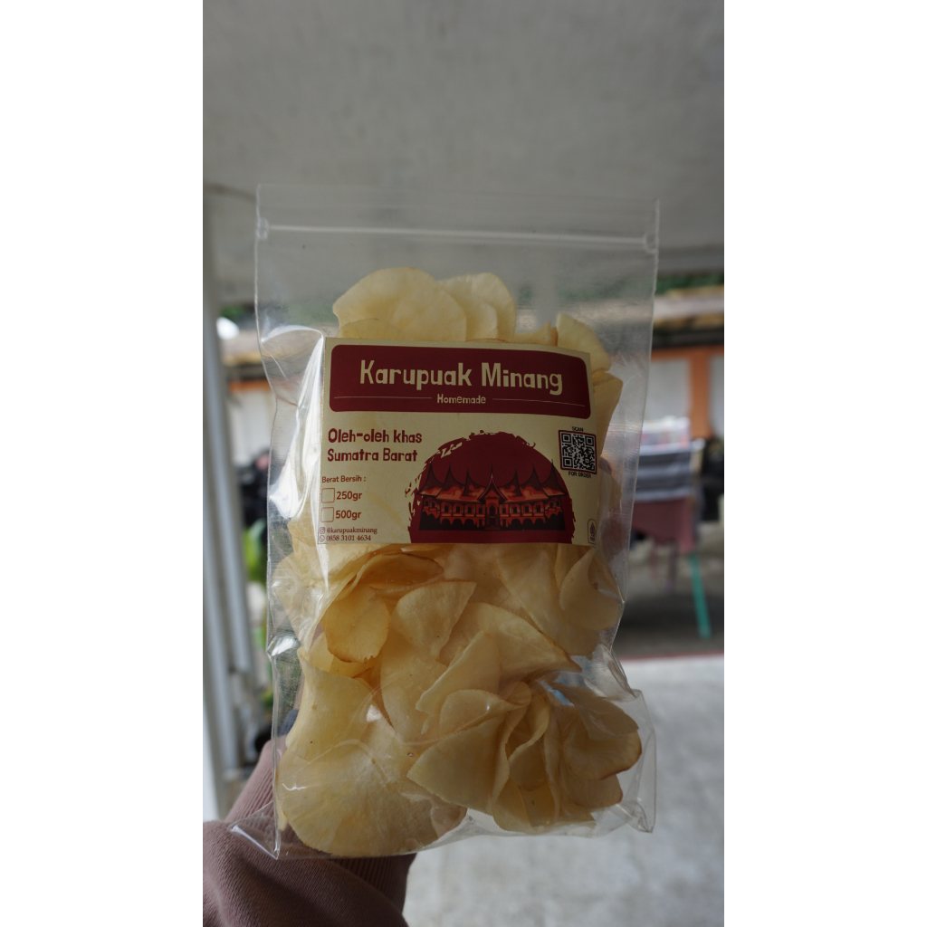 

Kerupuk Sanjai Jagung / Keripik Singkong bumbu Jagung Khas Minang