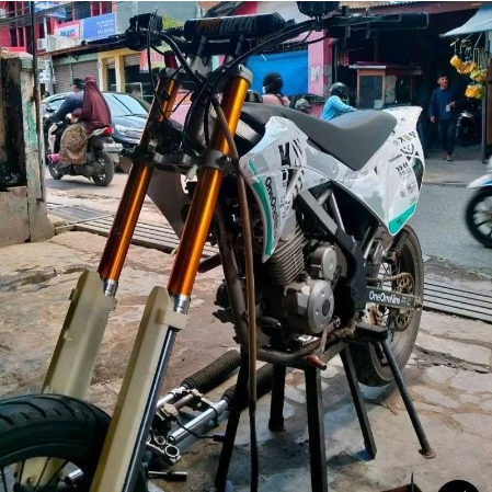 usd upsidedown KLX shock depan realjump depan KLX Kojima Premium CNC Megapro byson cb tiger GL pro d