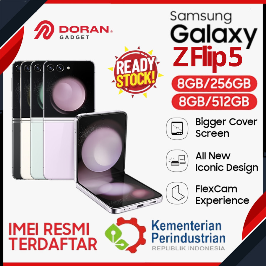 Samsung Galaxy Z Flip5 5G Z Flip 5 Snapdragon 8+ - Garansi Resmi 1 Tahun