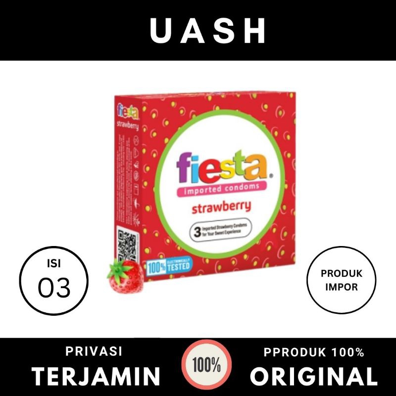 Kondom Fiesta Rasa Strawberry