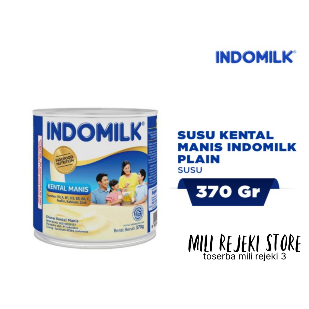 

INDOMILK KENTAL MANIS PUTIH 370gr KALENG