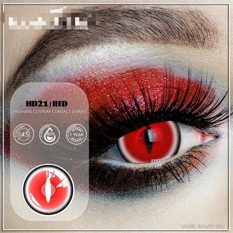 Softlens anime cat eye animasi dragon eye - lensa mata