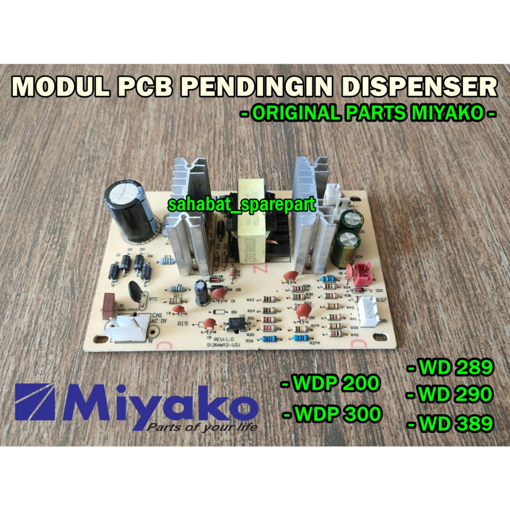 MODUL PCB PENDINGIN DISPENSER MIYAKO WD 289/WD 290/WD 389/WDP 200/WDP 300 ORIGINAL