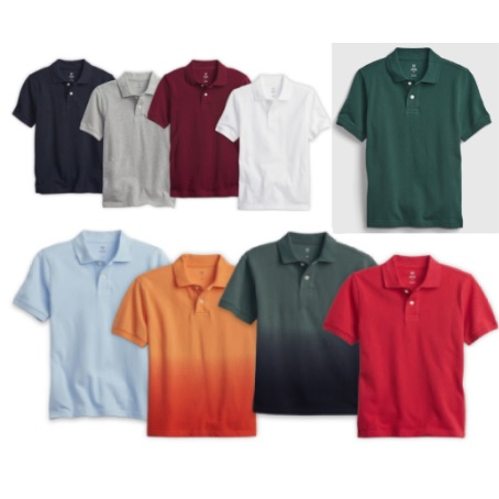 Polo Anak Laki Laki 4-16 Tahun Kaos Kerah Anak