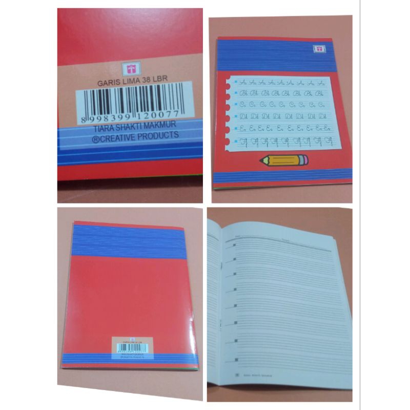 

ECER Buku Tulis Garis Lima Tiara / Eceran buku garis 5 / Grosir