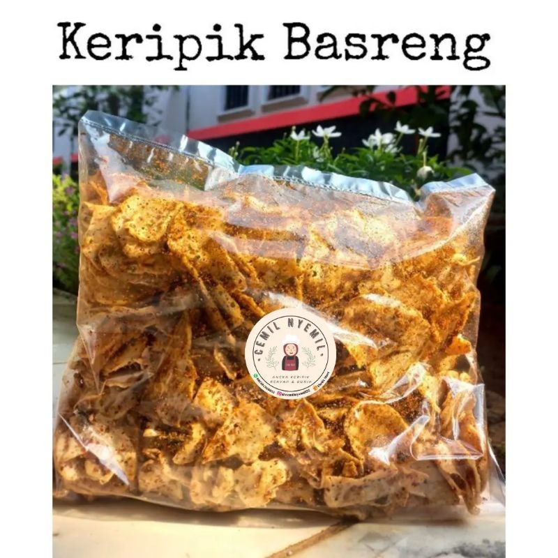 

Keripik Basreng Koin gurih renyah/nagih/murmer/bisa request rasa 60gr /120gr/180gr/250gr