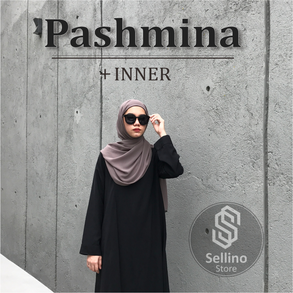 Pashmina Inner//Pashmina Ceruty//Pashmina Inner Premium//Inner Shawl//Hijab Pashmina
